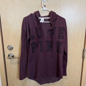 PINK Victoria's Secret Maroon Hoodie